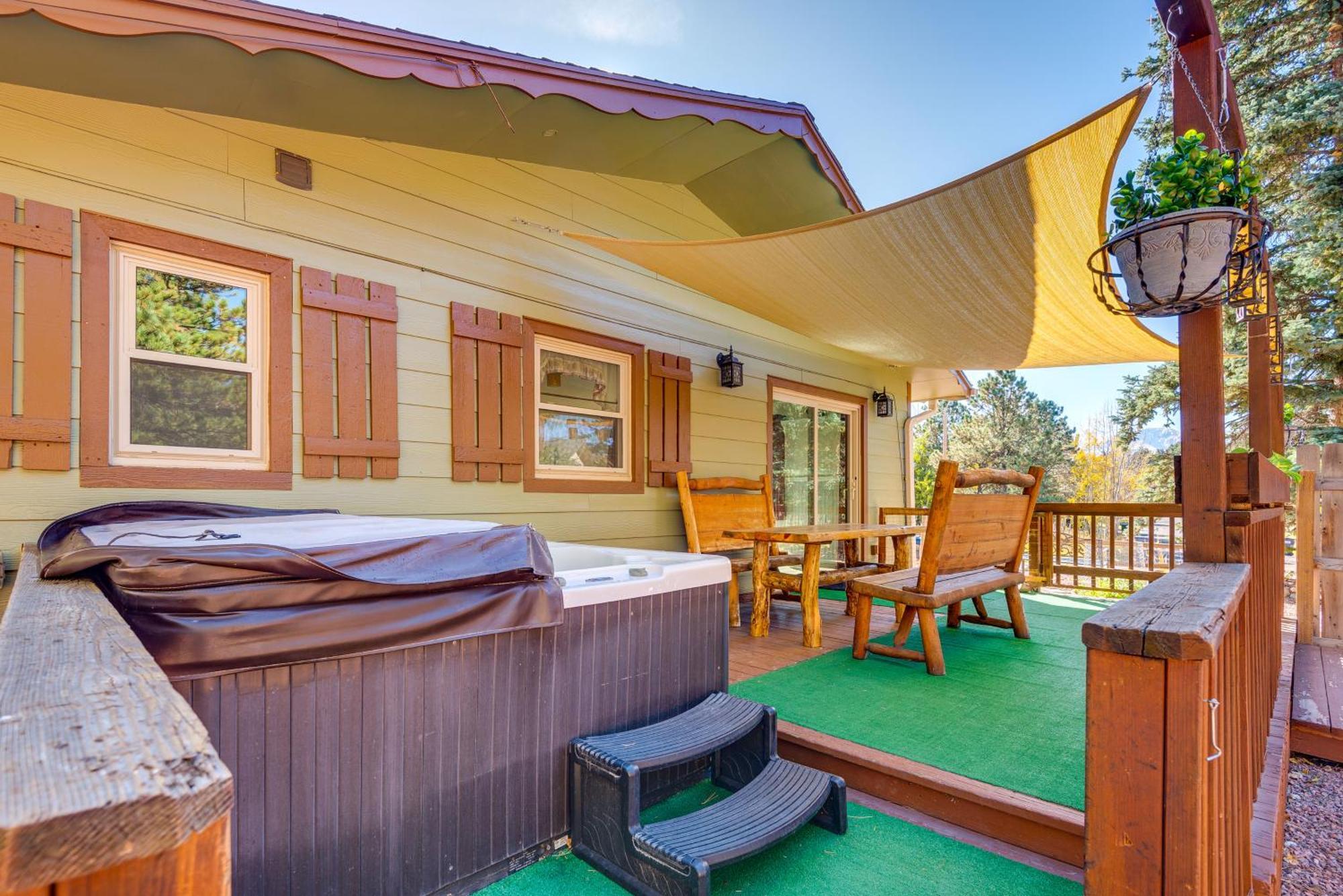 Peaceful Getaway With Private Hot Tub And Mtn Views! Villa Woodland Park Exterior photo