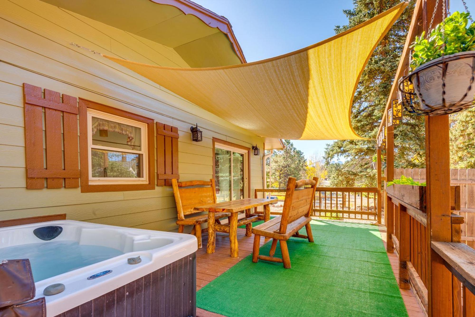 Peaceful Getaway With Private Hot Tub And Mtn Views! Villa Woodland Park Exterior photo