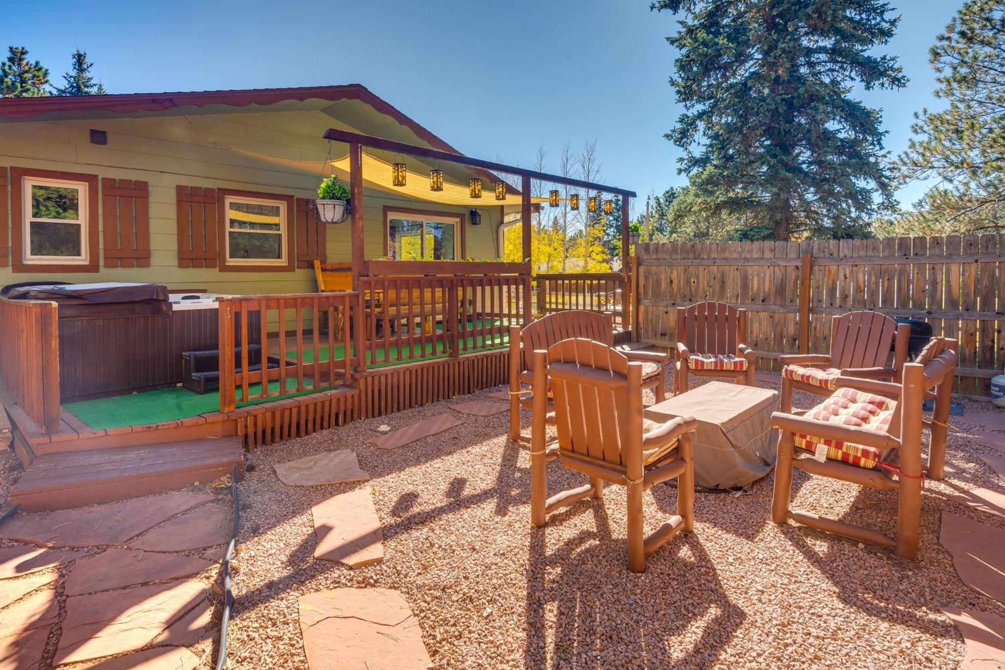 Peaceful Getaway With Private Hot Tub And Mtn Views! Villa Woodland Park Exterior photo