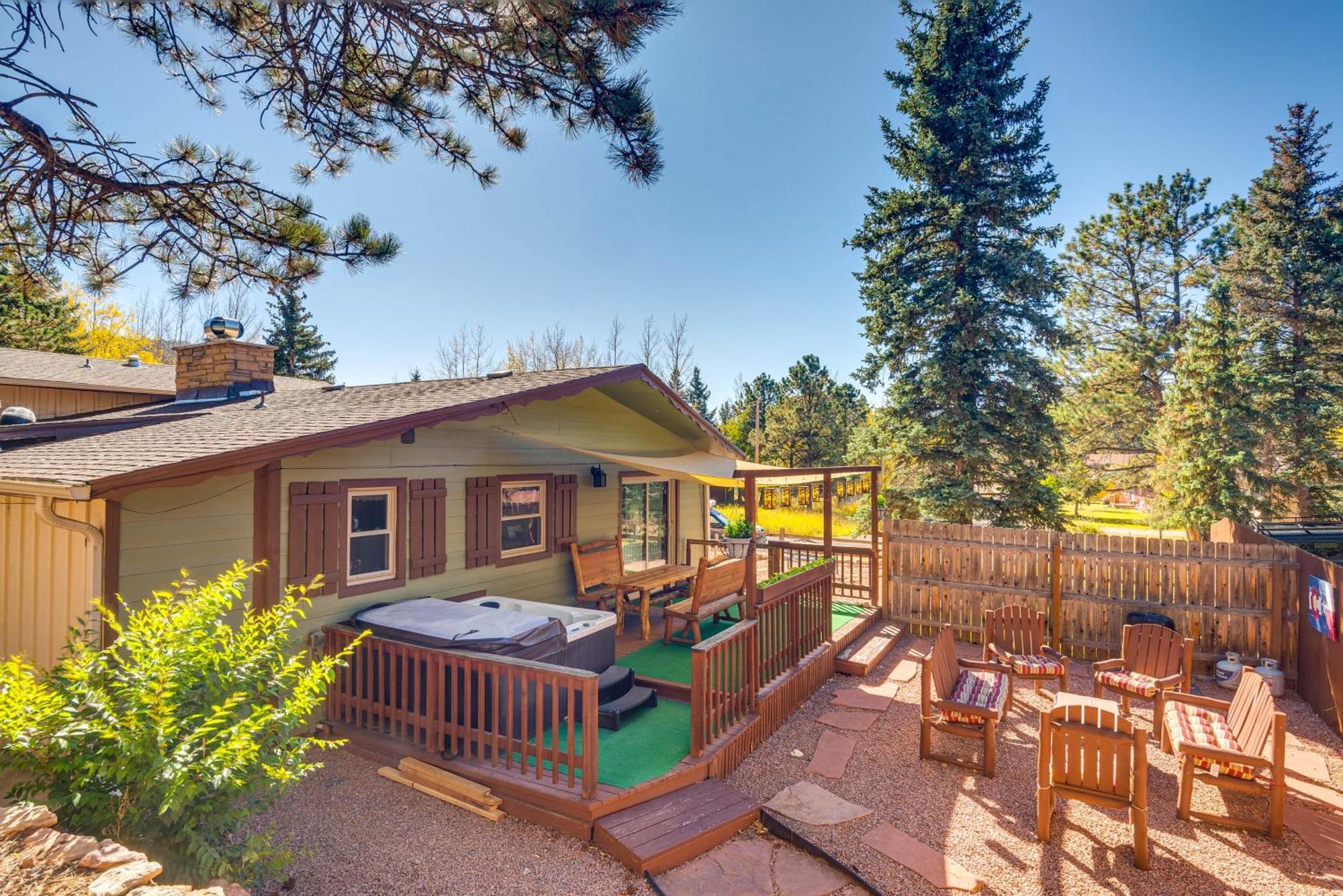 Peaceful Getaway With Private Hot Tub And Mtn Views! Villa Woodland Park Exterior photo