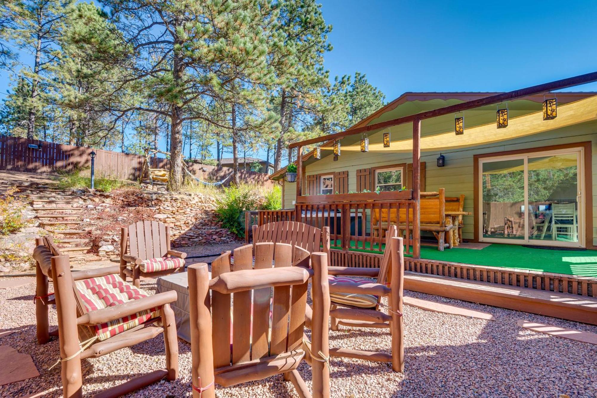 Peaceful Getaway With Private Hot Tub And Mtn Views! Villa Woodland Park Exterior photo