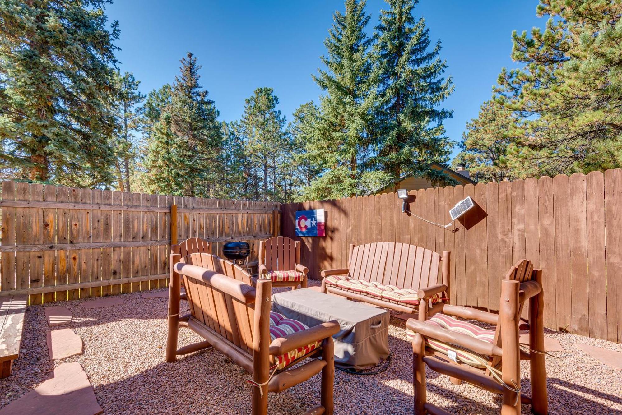 Peaceful Getaway With Private Hot Tub And Mtn Views! Villa Woodland Park Exterior photo